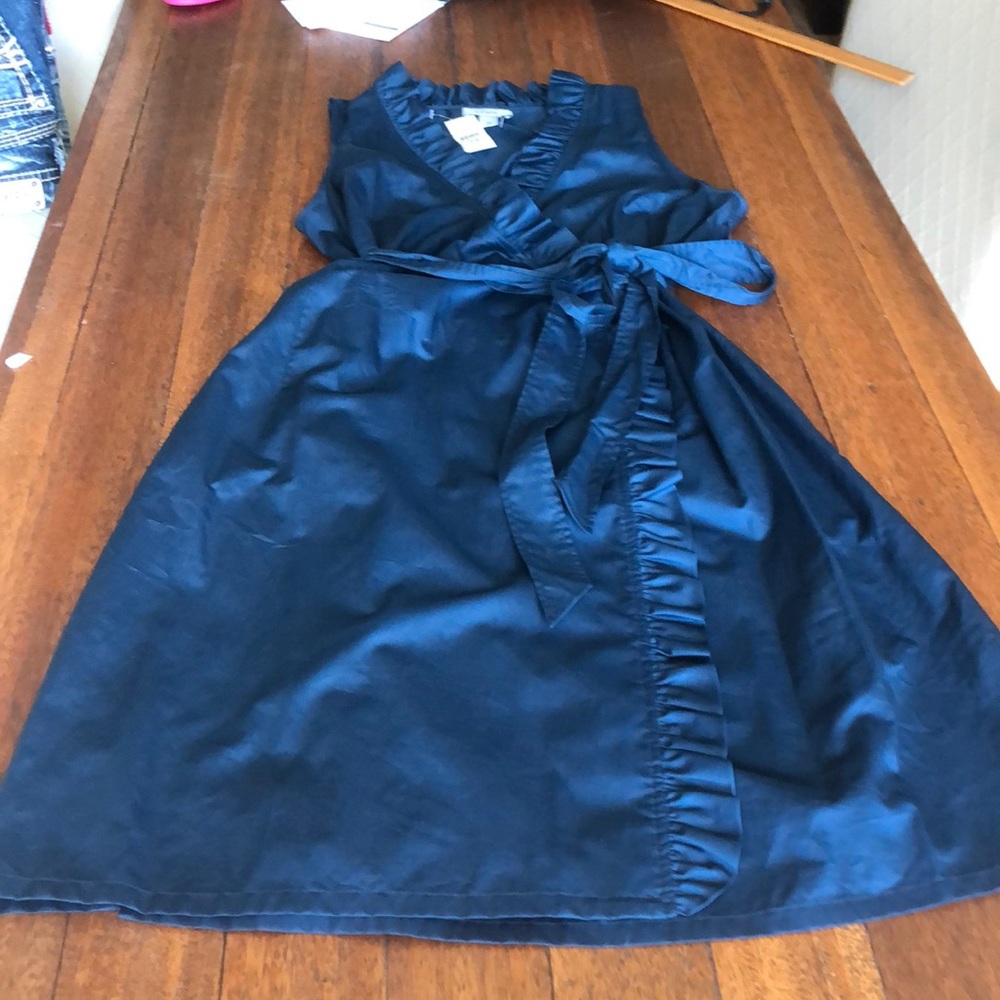 NWT Loft Ruffle Detail Wrap Dress